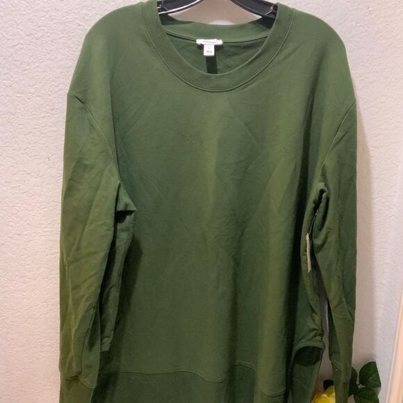 New Daily/Ritual green oversized sweat shirt size XL - Picture 2 of 9